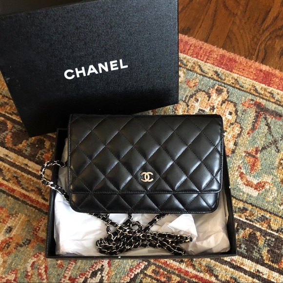 SOLD***Chanel Classic WOC Wallet on Chain Flap Bag - Picture 3 of 12